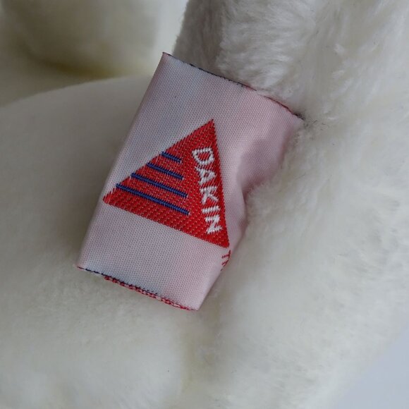 Vintage Dakin RCA Chipper Dog White Stuffed Animal Plush Soft Toy Collectible - Picture 8 of 14